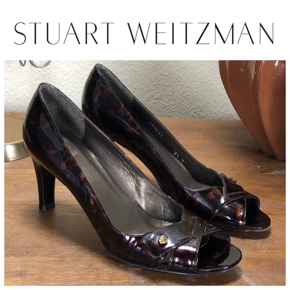stuart weitzman open toe heels